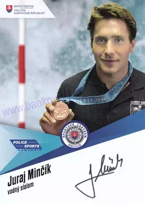 Juraj MINČÍK (podpisová karta s autogramom)