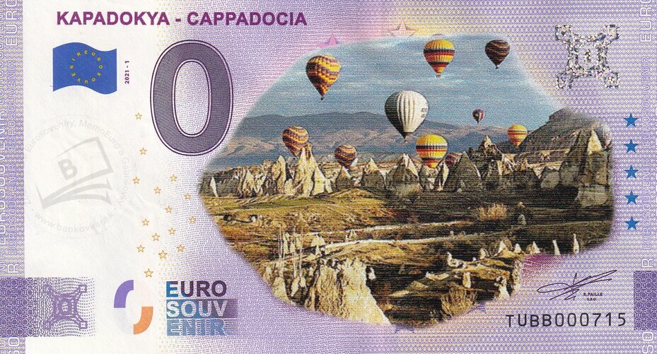 Kapadokya-Cappadocia TUBB 2021-1 KOLOR