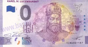 KAREL IV. LUCEMBURSKÝ (CZAU 2021-1) podpis J.Česla