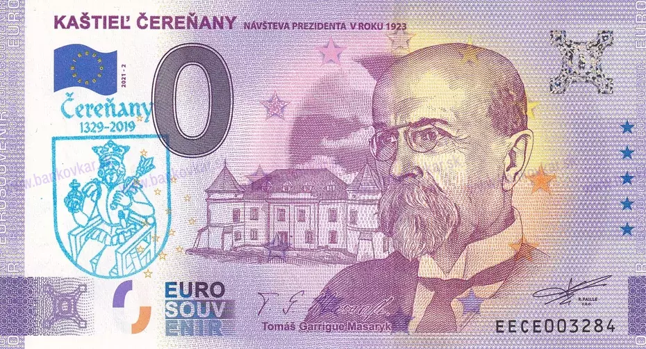 Kaštieľ Čereňany EECE 2021-2 pečiatka