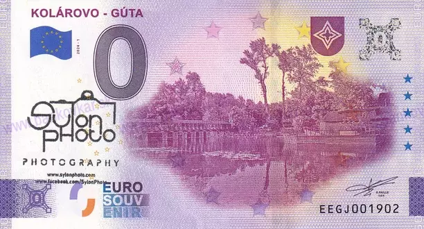 KOLÁROVO - GÚTA EEGJ 2024-1 pečiatka SYLON PHOTO KOLÁROVO - GÚTA EEGJ 2024-1 pečiatka SYLON PHOTO