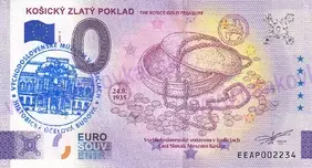 Košický zlatý poklad II. (EEAP 2025-5) pečiatka modrá