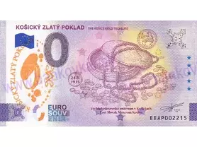 Košický zlatý poklad II. (EEAP 2025-5) pečiatka žltá