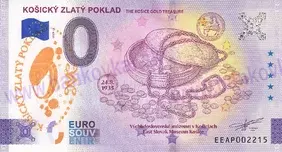 Košický zlatý poklad II. (EEAP 2025-5) pečiatka žltá