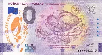 Košický zlatý poklad II. (EEAP 2025-5) pečiatka žltá Košický zlatý poklad II. (EEAP 2025-5) pečiatka žltá