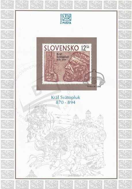 Kráľ SvätoplukEAAA133/12Nálepný list