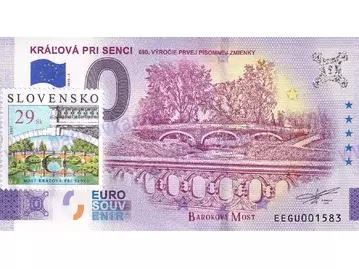 KRÁĽOVÁ pri Senci (EEGU 2025-1) 690.výr.-známka SR