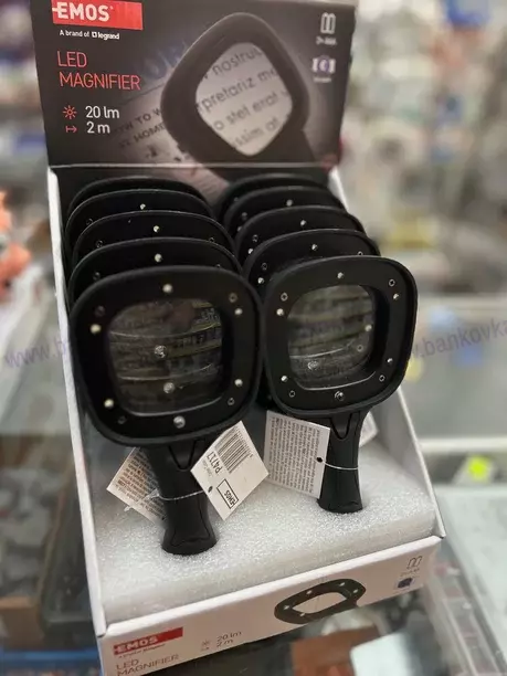 LED vrecková lupa 6 v 1