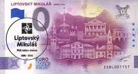 LIPTOVSKÝ MIKULÁŠ anno 1286 (EEBL 2026-2) pečiatka 740 r.mesta