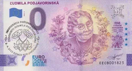 Ľudmila Podjavorinská EECB 2022-5 pečiatka Ľudmila Podjavorinská EECB 2022-5 pečiatka