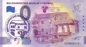 Malokarpatské múzeum v Pezinku (EEDB 2020-1) pečiatka fialová