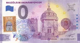 Mauzóleum Andrássyovcov (EECZ 2020-2) známka+pečiatka