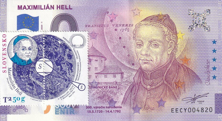 Maximilián Hell EECY 2020-1 známka