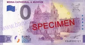 Mdina cathedral and museum (FEAP 2022-1) SPECIMEN