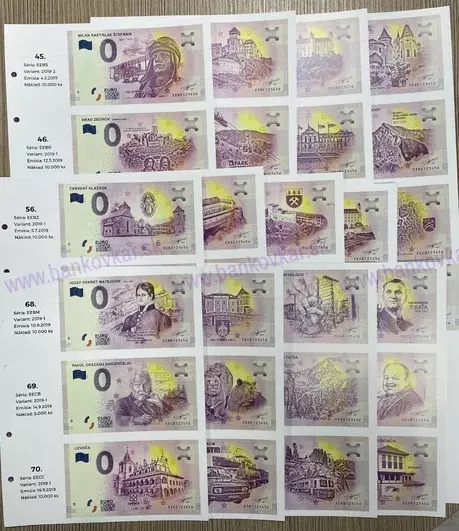 Medzilisty Eurosouvenír Slovensko 2018/20191-80