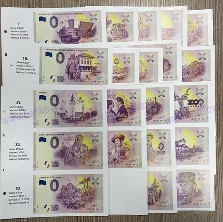 Medzilisty Eurosouvenír Slovensko 2018/20191-80