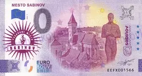 Mesto Sabinov (EEFX 2024-1) pečiatka