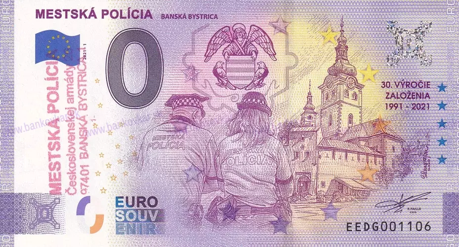 Mestská Polícia Banská Bystrica EEDG 2021-1 pečiatka