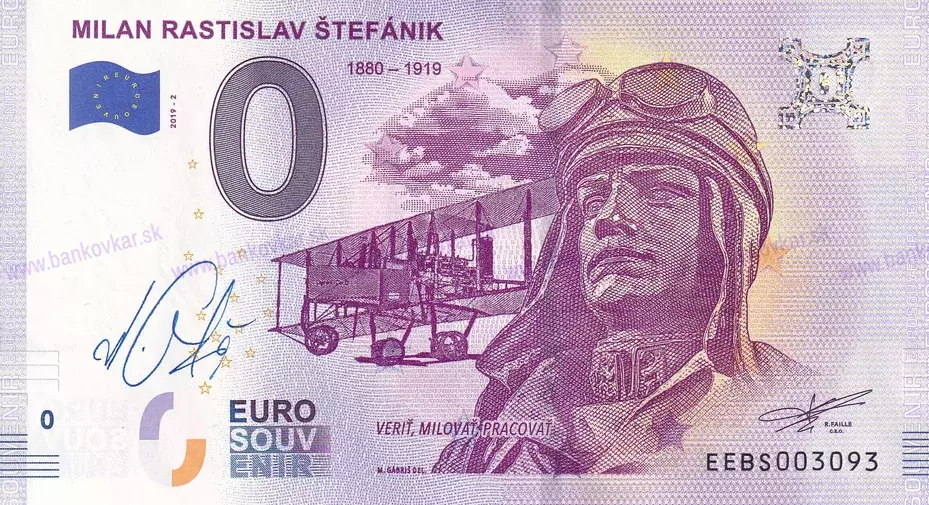 Milan Rastislav Štefánik EEBS 2019-2 podpis M.Gábriš