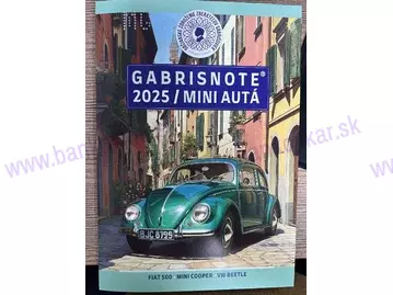 Mini autá FIAT 500-MINI COOPER-VW BEETLE 2025 FOLDER