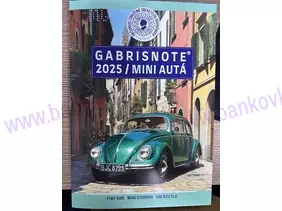 Mini autá FIAT 500-MINI COOPER-VW BEETLE 2025 FOLDER