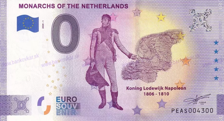 Monarchs of the Netherlands PEAS 2020-1 Koning Lodewijk Napoleon 1806-1810