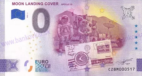 Moon landing cover - APOLLO 15 (CZBM 2025-2)
