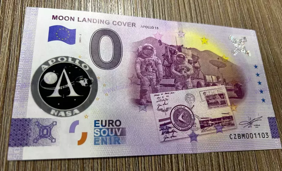 Moon landing cover - APOLLO 15 (CZBM 2025-2)