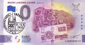 MOON LANDING COVER - APOLLO 15 (CZBM 2025-2) pečiatka SBĚRATEL MOON LANDING COVER - APOLLO 15 (CZBM 2025-2) pečiatka SBĚRATEL