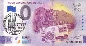 MOON LANDING COVER - APOLLO 15 (CZBM 2025-2) pečiatka SBĚRATEL