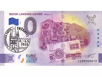 MOON LANDING COVER - APOLLO 15 (CZBM 2025-2) pečiatka SBĚRATEL