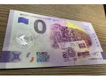 MOON LANDING COVER - APOLLO 15 (CZBM 2025-2) strieborná prítlač