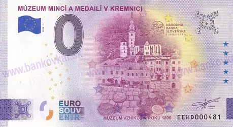 Múzeum mincí a medailí v Kremnici EEHD 2025-1