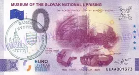 Múzeum SNP10 (EEAA 2025-10) pečiatka zeleno-sivá
