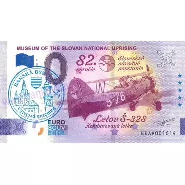 Múzeum SNP-82.výročie SNP (EEAA 2026-11) pečiatka BB modrá