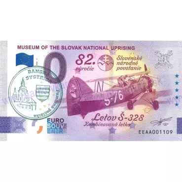 Múzeum SNP-82.výročie SNP (EEAA 2026-11) pečiatka BB zelená
