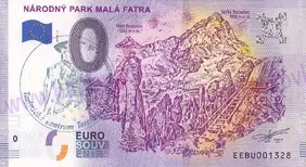 Národný park Malá Fatra EEBU 2019-1 (pečiatka)