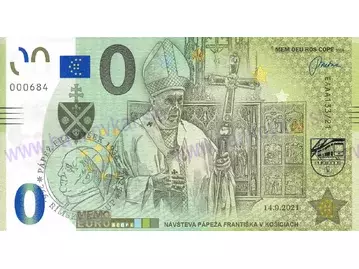 Návšteva pápeža Františka v Košiciach (EAAA133/21) autorský kašet A.Ferda