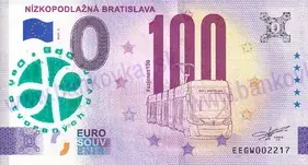 Nízkopodlažná Bratislava (EEGW 2026-2) pečiatka DOD DPB zelená