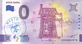 Nová Baňa (EEFR 2023-1) pečiatka+podpis Autora