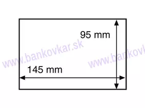 Obaly na bankovky HP 145x95mm 50ks/bal