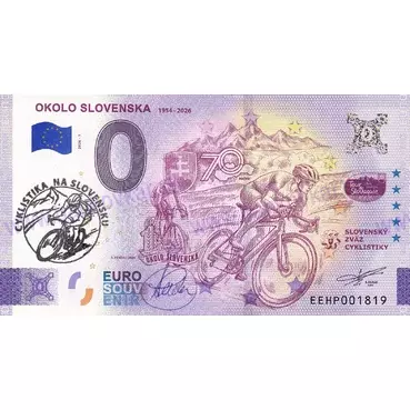 OKOLO SLOVENSKA 1954÷2026 (EEHP 2026-1) pečiatka a podpis A.Ferda