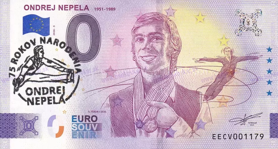 Ondrej NEPELA EECV 2026-5 pečiatka postava