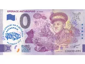 Operace Anthropoid (CZAH 2022-3) Jan Kubiš - pečiatka a podpis A.Ferda