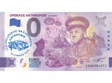 Operácia ANTHROPOID (CZAH2022-3) Jan Kubiš - pečiatka