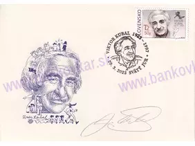 Pamätná tlač: FDC-m - 100. výročie narodenia V. Kubala