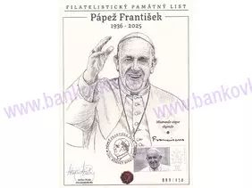 Pamätná tlač: PaL - pápež František 1936-2025