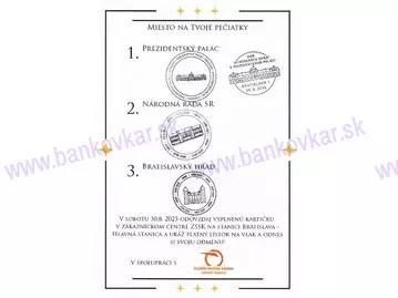 Pamätný list DOD´25 + 4 príležitostné pečiatky