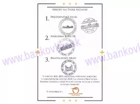 Pamätný list DOD´25 + 4 príležitostné pečiatky