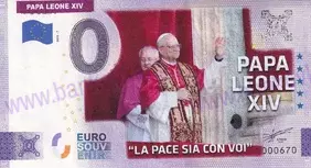 PAPA LEONE XIV (KOLOR 2022-7) LA PACE SIA CON VOI